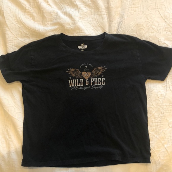 Holister | black crop top - Picture 1 of 3